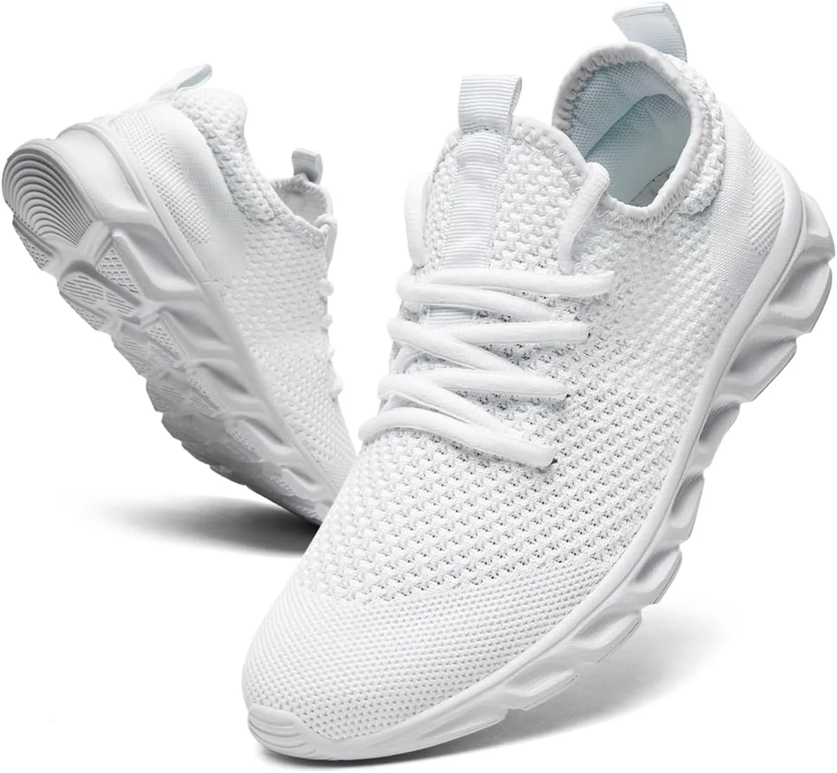 Men's Running Shoes Slip On Walking Comfortable Tennis Breathable Non Slip Athletic Gym Workout Cross Training Fashion Sneakers