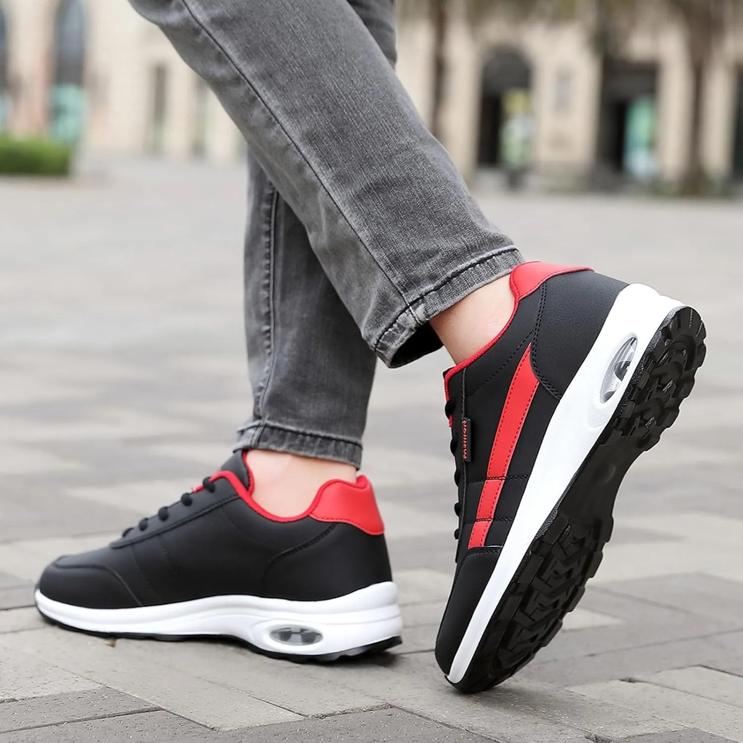 Men's Running Shoes Walking Tennis Sneakers Non-Slip Lightweight Walking Sneakers for Daily Walking and Work