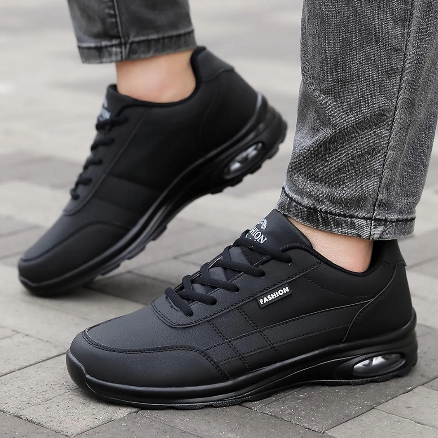 Men's Running Shoes Walking Tennis Sneakers Non-Slip Lightweight Walking Sneakers for Daily Walking and Work