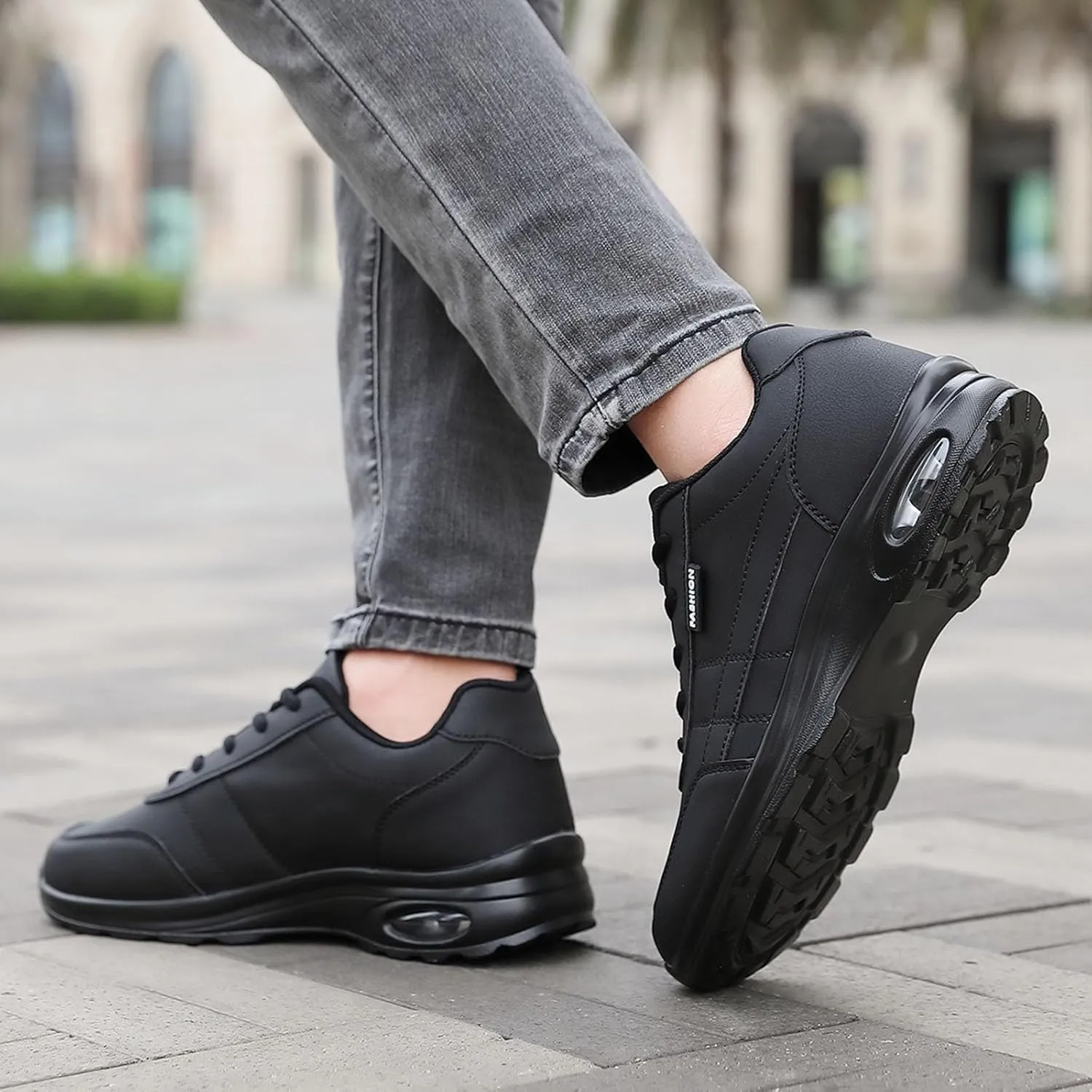 Men's Running Shoes Walking Tennis Sneakers Non-Slip Lightweight Walking Sneakers for Daily Walking and Work