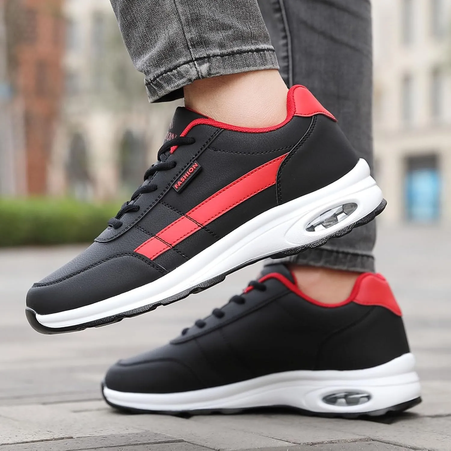 Men's Running Shoes Walking Tennis Sneakers Non-Slip Lightweight Walking Sneakers for Daily Walking and Work