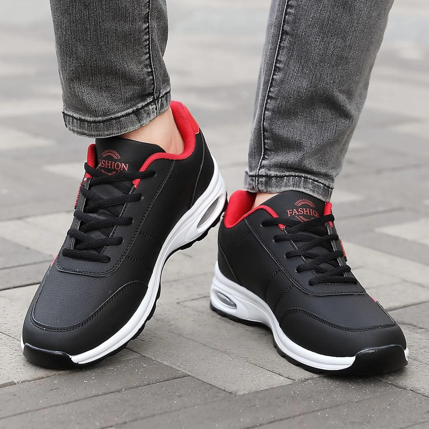 Men's Running Shoes Walking Tennis Sneakers Non-Slip Lightweight Walking Sneakers for Daily Walking and Work