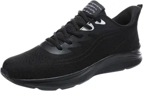 Mens Shoes Mesh Breathable Lace Up Solid Color Casual Fashion Simple Shoes Running Sneaker Organizers and Storage Men