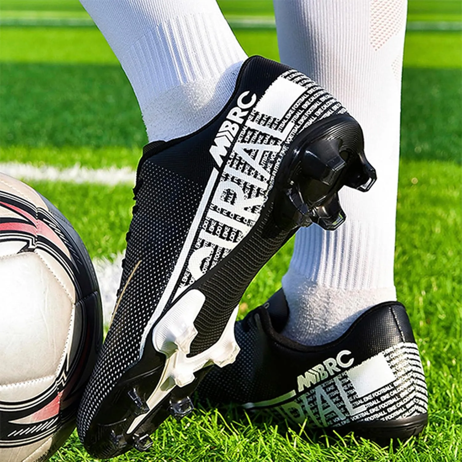Men's Soccer Cleats Outdoor AG/FG Football Baseball Lacrosse Softball Rugby Turf Shoes