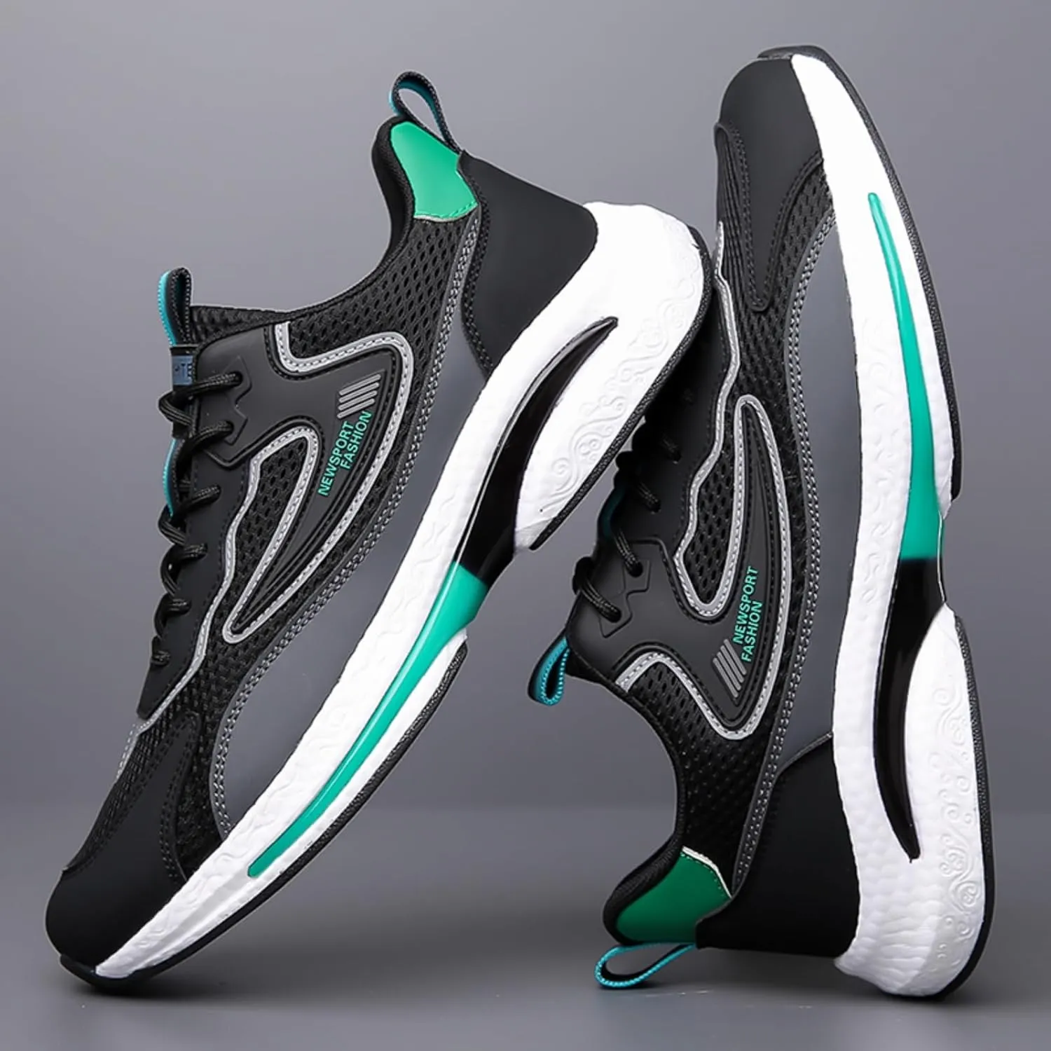 Men's Walking Shoes, Non - Slip Running, Lightweight Workout Shoes, Breathable Mesh Fashion Casual Sneakers