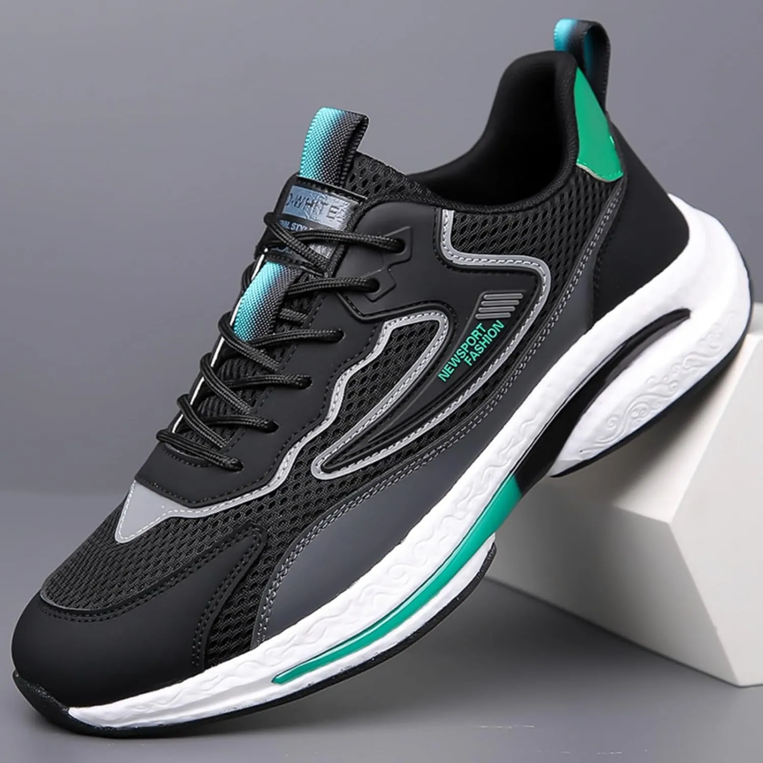Men's Walking Shoes, Non - Slip Running, Lightweight Workout Shoes, Breathable Mesh Fashion Casual Sneakers
