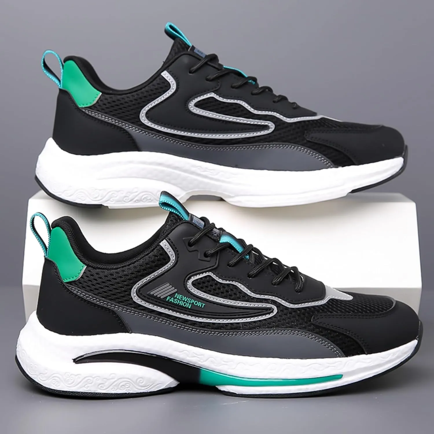 Men's Walking Shoes, Non - Slip Running, Lightweight Workout Shoes, Breathable Mesh Fashion Casual Sneakers