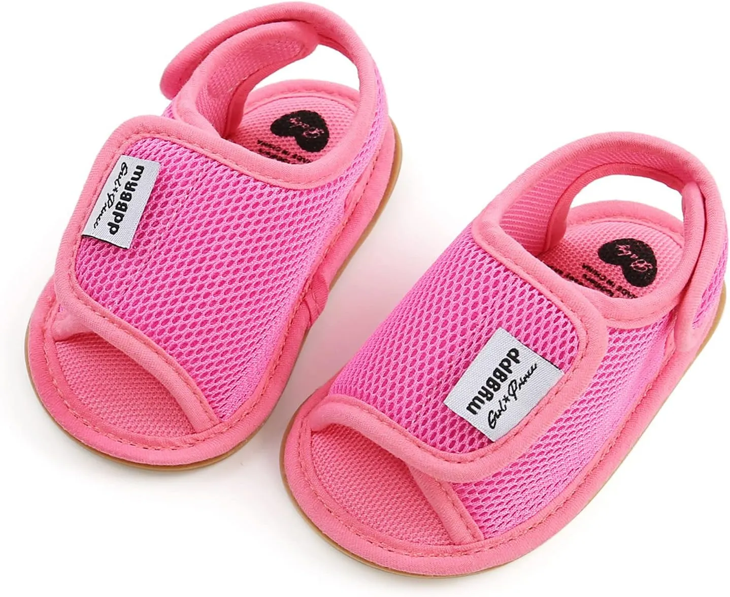 Newborn Shoes for Girls,Baby Shoes Sole Mesh Sandals Non-Slip Flat Boys Walking Rubber Shoes Baby Toddler Shoes