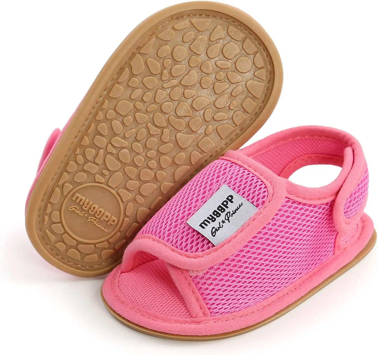 Newborn Shoes for Girls,Baby Shoes Sole Mesh Sandals Non-Slip Flat Boys Walking Rubber Shoes Baby Toddler Shoes