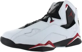 NIKE Jordan True Flight Men's Shoes (342964-160, White/Black/Varsity Red) Size 13