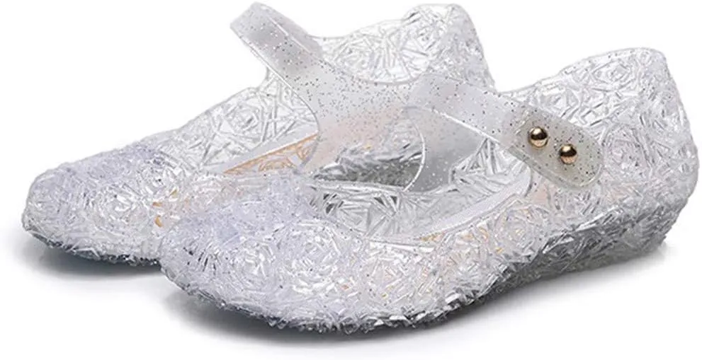 Non Slip Toddler Shoes Infant Shoes Cosplay Party Sandals Wedge Toddler Dance Girls Jelly Toddler Knit Shoes