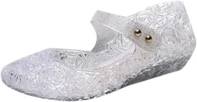 Non Slip Toddler Shoes Infant Shoes Cosplay Party Sandals Wedge Toddler Dance Girls Jelly Toddler Knit Shoes