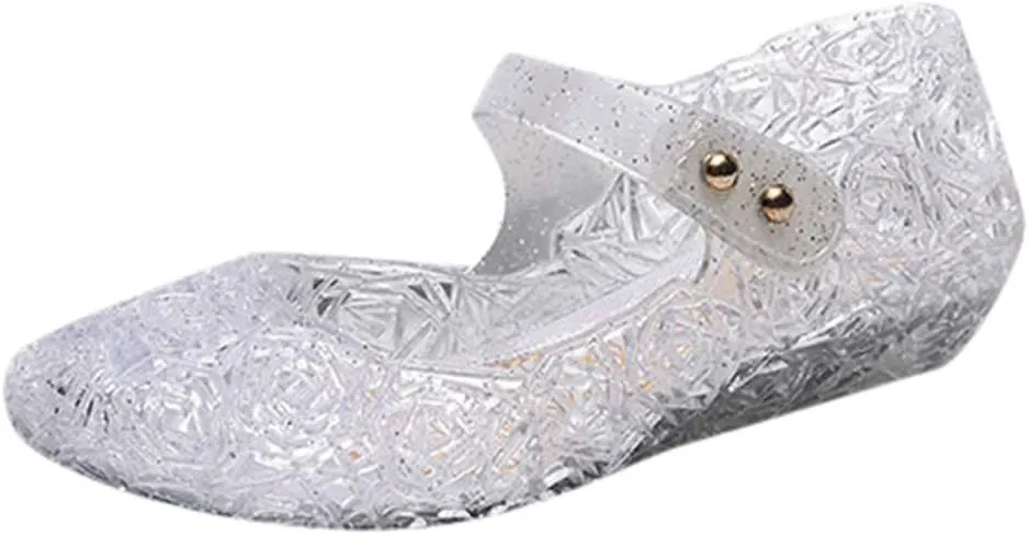Non Slip Toddler Shoes Infant Shoes Cosplay Party Sandals Wedge Toddler Dance Girls Jelly Toddler Knit Shoes