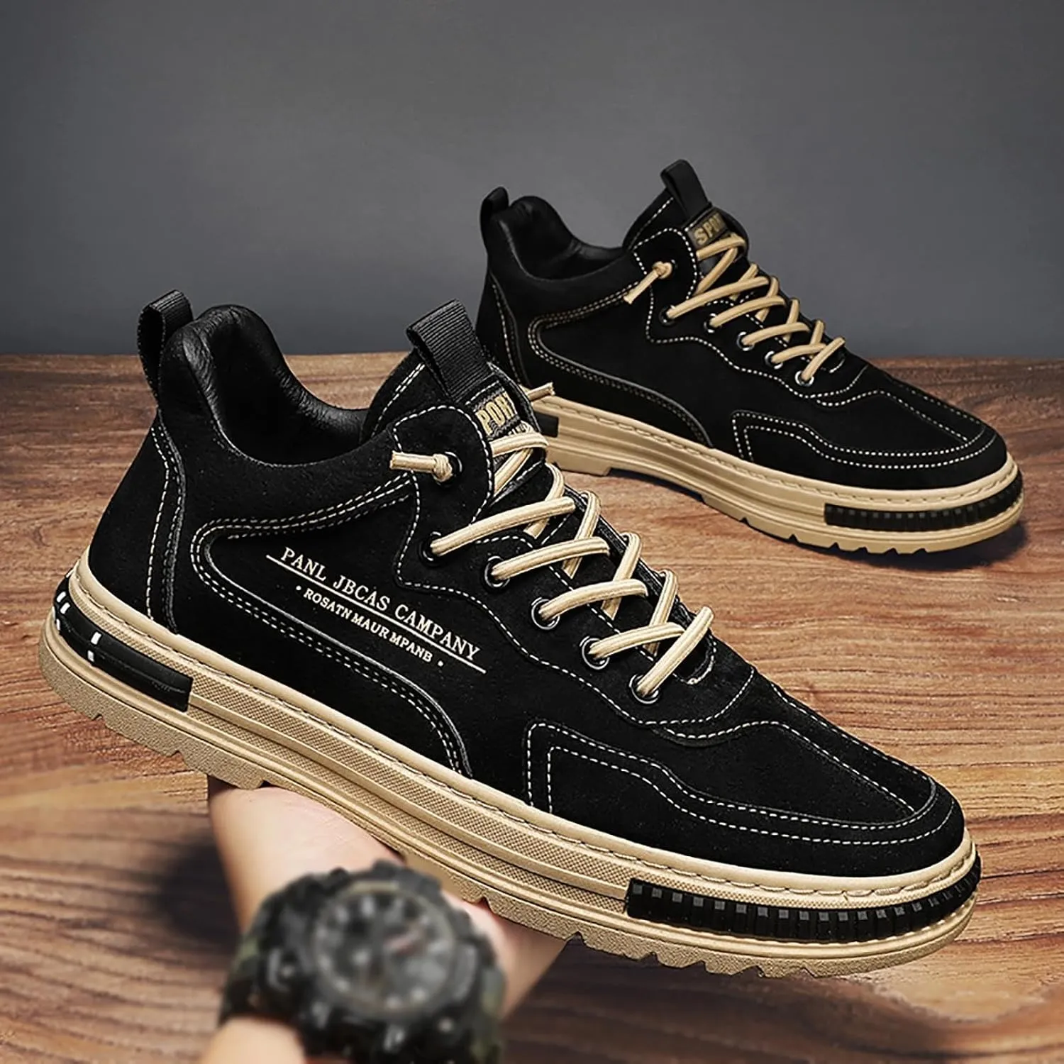 Non Slip Work Shoes For Men Fashion Walking Sneakers Kitchen Chef Shoe Comfortable Leather Casual Sneaker Cases for Men No