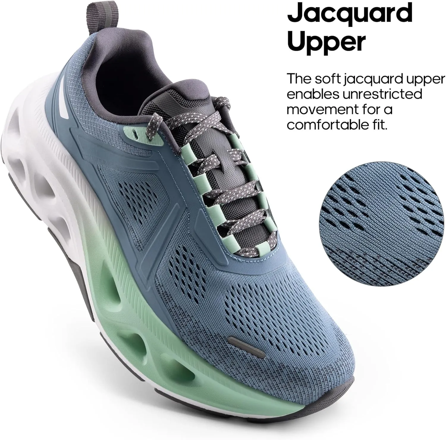 NORTIV 8 Men's Comfortable Walking Shoes MovePropel Athletic Breathable Gym Workout Tennis Jogging Cross Training Non Slip Fashion Running Sneakers