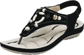Orthopedic Sandals for Women Arch Support Wild Womens Comfortable Walking Sandals Orthopedic Flats Wide Sandals Women Comfortable Dressy Silver Womens Slip N Walking Shoes Womens Heel Sandals