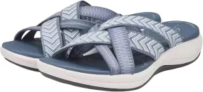 Orthopedic Sandals for Women Casual Lightweight Sandal Summer Walking Slides Sandals Wide Width Fasciitis Soft Cushion Shoes Comfortable Recovery Slippers with Arch Support