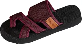 Orthopedic Sandals for Women Extra Wide Beach Flat Shoes Breathable Hollow Mesh Slide Sandals Walking Flip Flops Casual Summer Shoes with Comfortable Plantar Fasciitis Arch Support Slip On Sandal