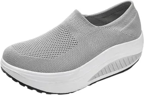 Orthopedic Sneakers for Women Slip On Walking Shoes with Arch Support Comfortable Casual Loafers Plantar Fasciitis Relief Foot Pain Diabetic Swollen Feet