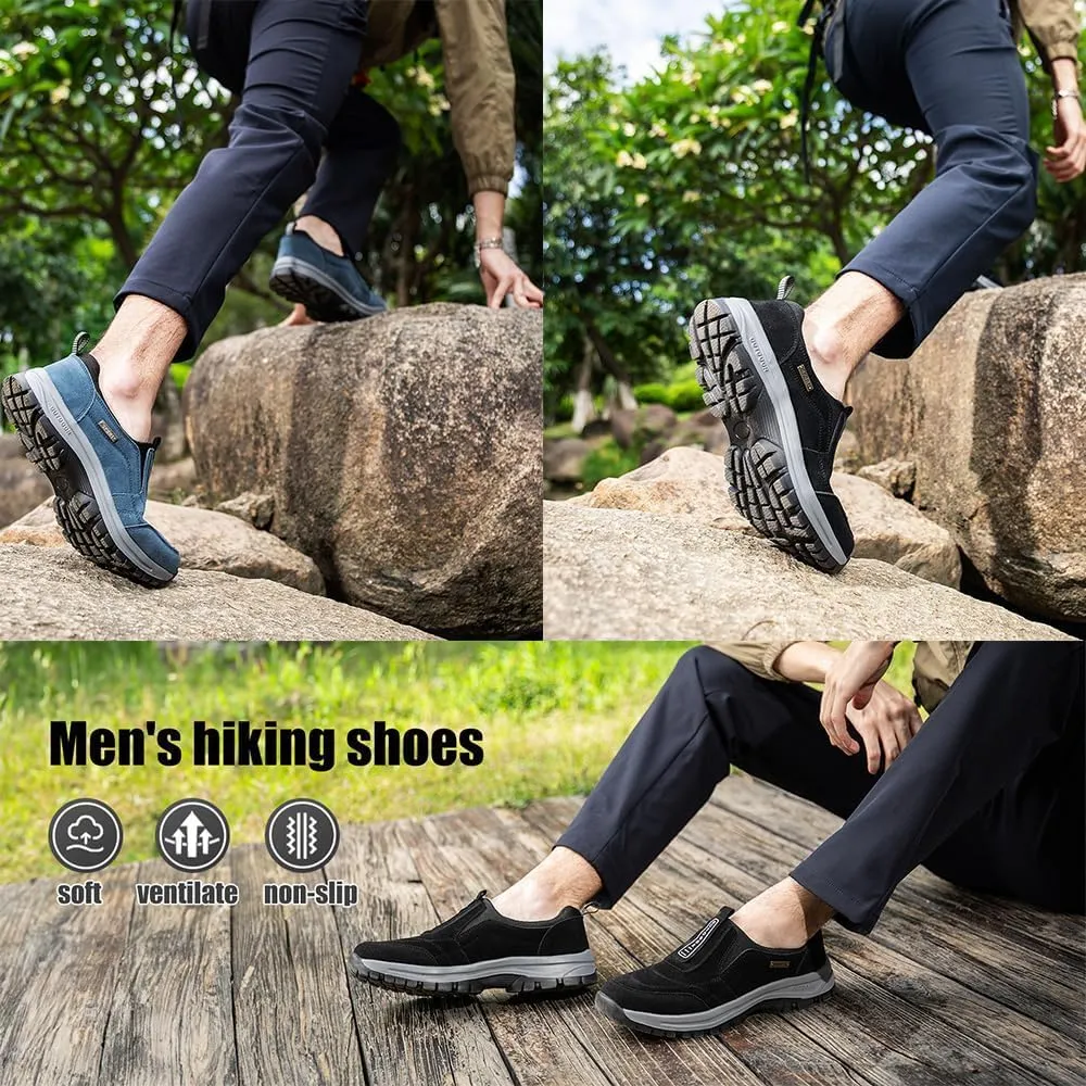 Orthopedic Walking Shoes Hiking Shoes Mens, Comfortable Waterproof Breathable Orthopedic Hiking Shoes, Outdoor Shoes for Men