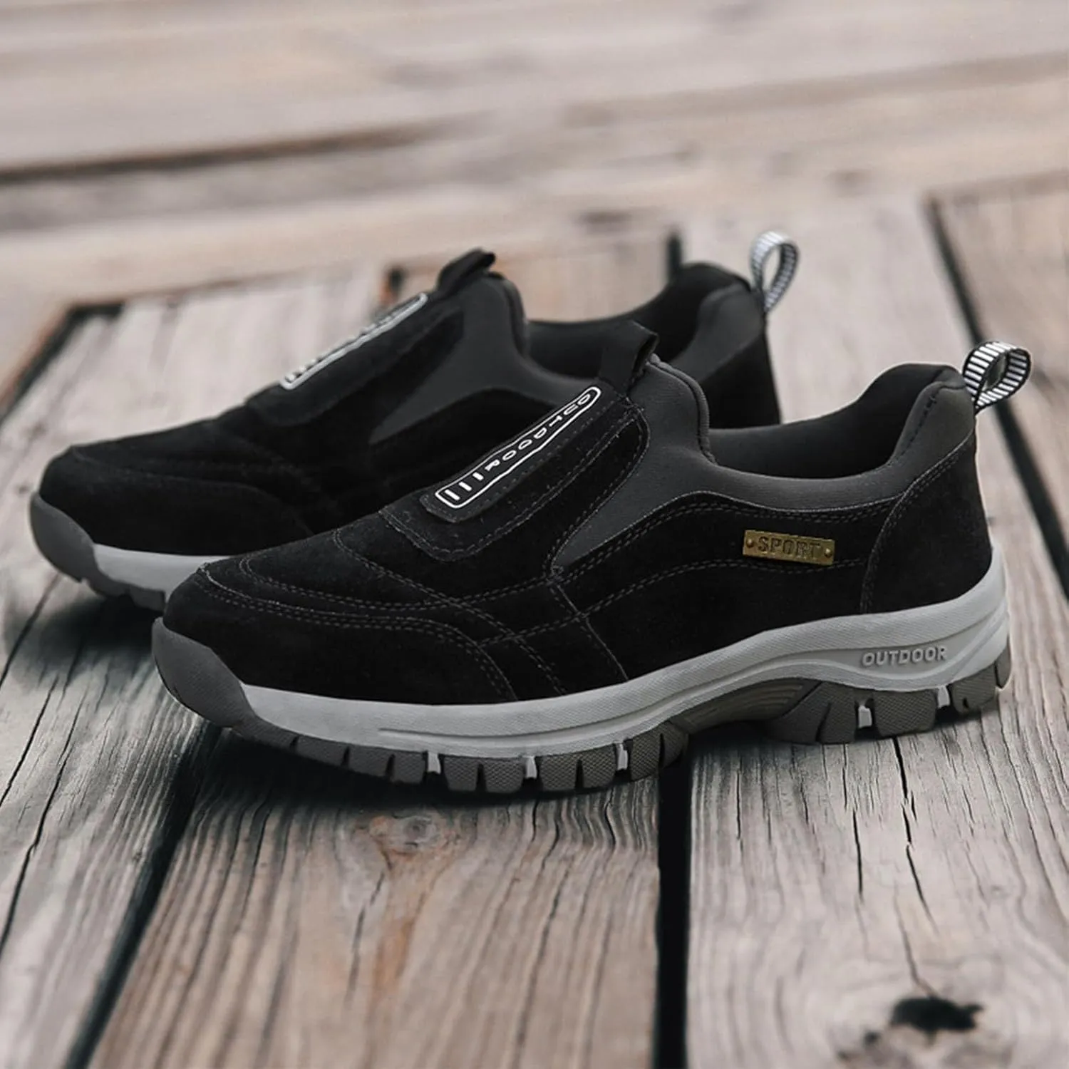 Orthopedic Walking Shoes Hiking Shoes Mens, Comfortable Waterproof Breathable Orthopedic Hiking Shoes, Outdoor Shoes for Men