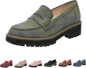 Orthoture-Orthopedic Platform Loafers Orthoture Womens Shoes Womens Loafers Comfortable Slip On Comfort Casual Fashion