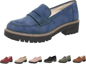 Orthoture-Orthopedic Platform Loafers Orthoture Womens Shoes Womens Loafers Comfortable Slip On Comfort Casual Fashion