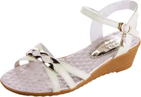 Platform Sandals for Women Comfortable High Heeled Wedges with Adjustable Buckle Open Toe Flatform Wedge Casual Sandal