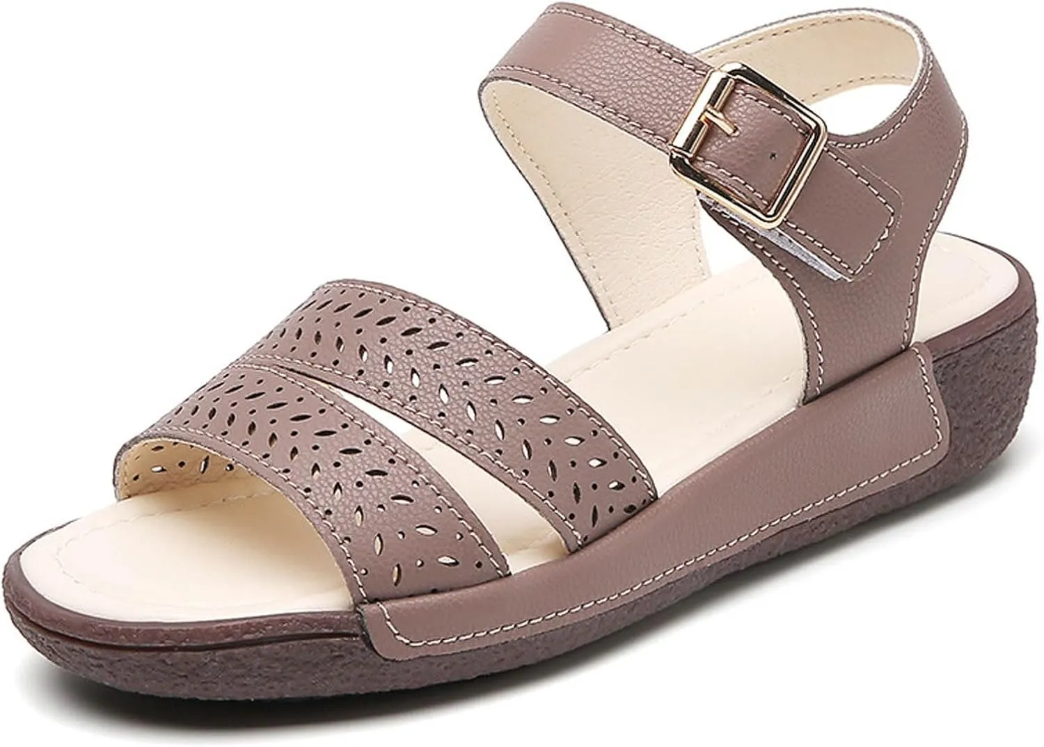 Platform Sandals for Women Summer Low Wedges Womens Comfortable Open Toe Sandal Breathable Casual Sandals