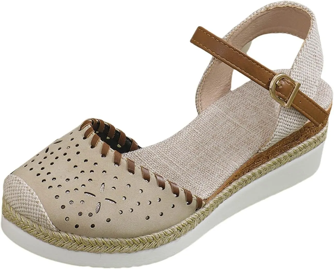 Platform Sandals for Women Womens Wedge Sandals Low Heel Dressy Sandals Women's Classic Wedge Heels Sandals
