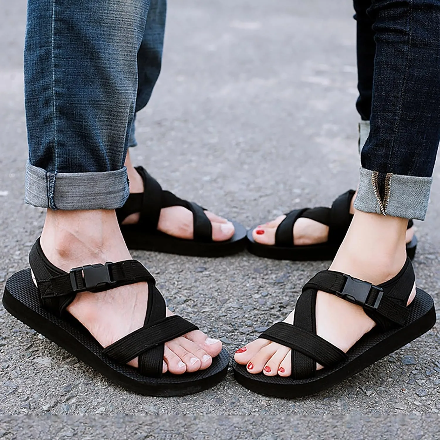 Platform Sandals Women Casual Flatform Platform Wedges Sandals Summer Low Wedges Womens Comfortable Open Toe Sandal
