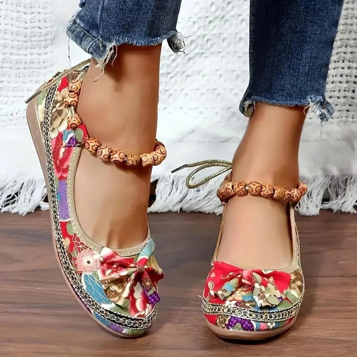Platform Sandals Womens Sandals with Memory Foam Insole and Cork Footbed Womens Low Wedges Platform Sandals