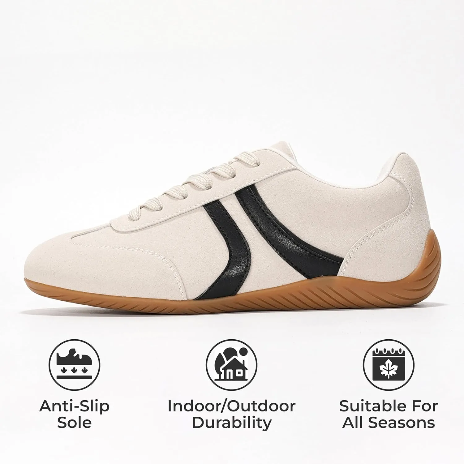 Project Cloud Ballerina Sneakers for Women  Memory Foam Lace-Up Womens Shoes  Lightweight & Non Slip Womens Shoes Casual  All-Day Women's Fashion Sneakers for 2025 (Goal)