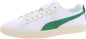PUMA Mens Clyde Base Lace Up Sneakers Shoes Casual - White - Size 10 M