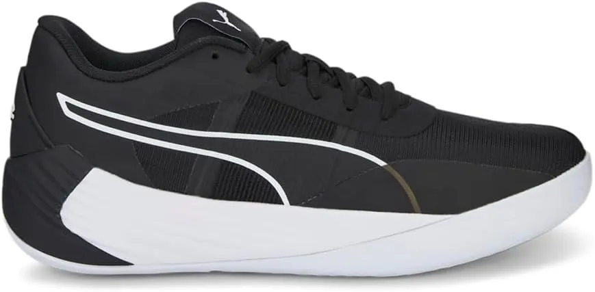 PUMA Mens Fusion Nitro Team Basketball Sneakers Shoes - Black - Size 6 M