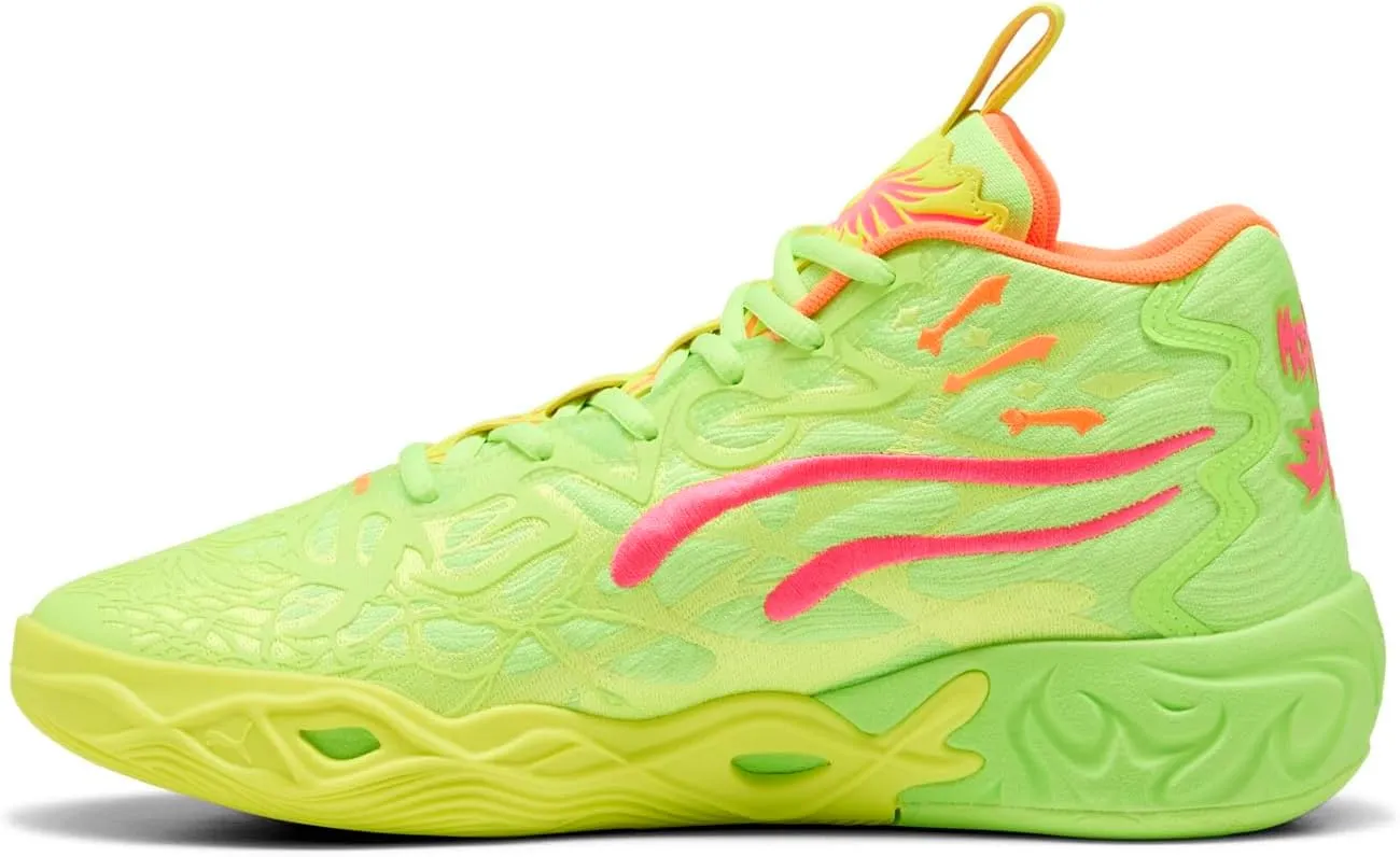 PUMA Mens LaMelo Ball MB.04 Gem Green Athletic Basketball Shoes 8.5