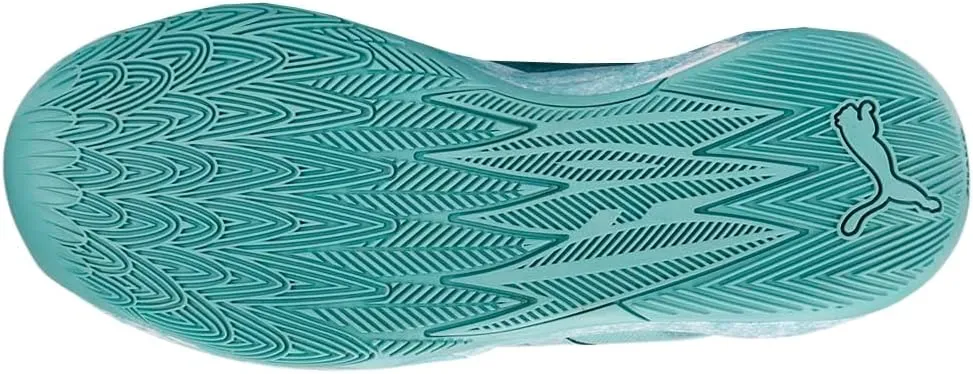 PUMA Mens Lamelo X Mb.02 Jade Basketball Sneakers Shoes - Blue