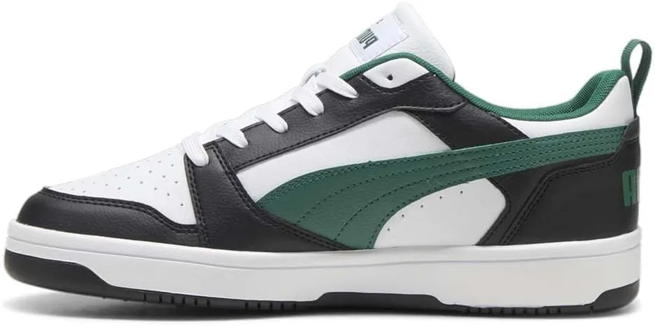 Puma Mens Rebound V6 Low Lace Up Sneakers Shoes Casual - White