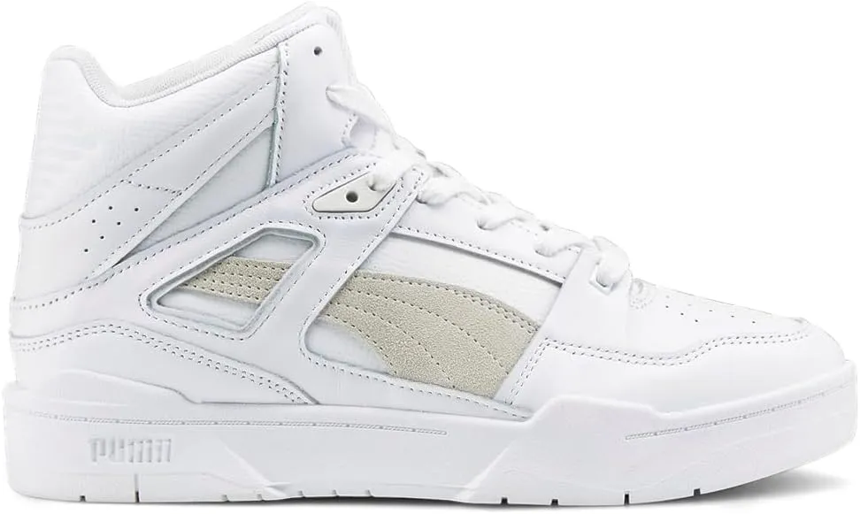 PUMA Mens Slipstream Leather High Sneakers Shoes Casual - White - Size 10 M