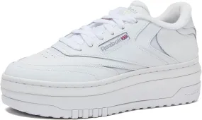 Reebok Womens Club C Extra Platform Sneakers