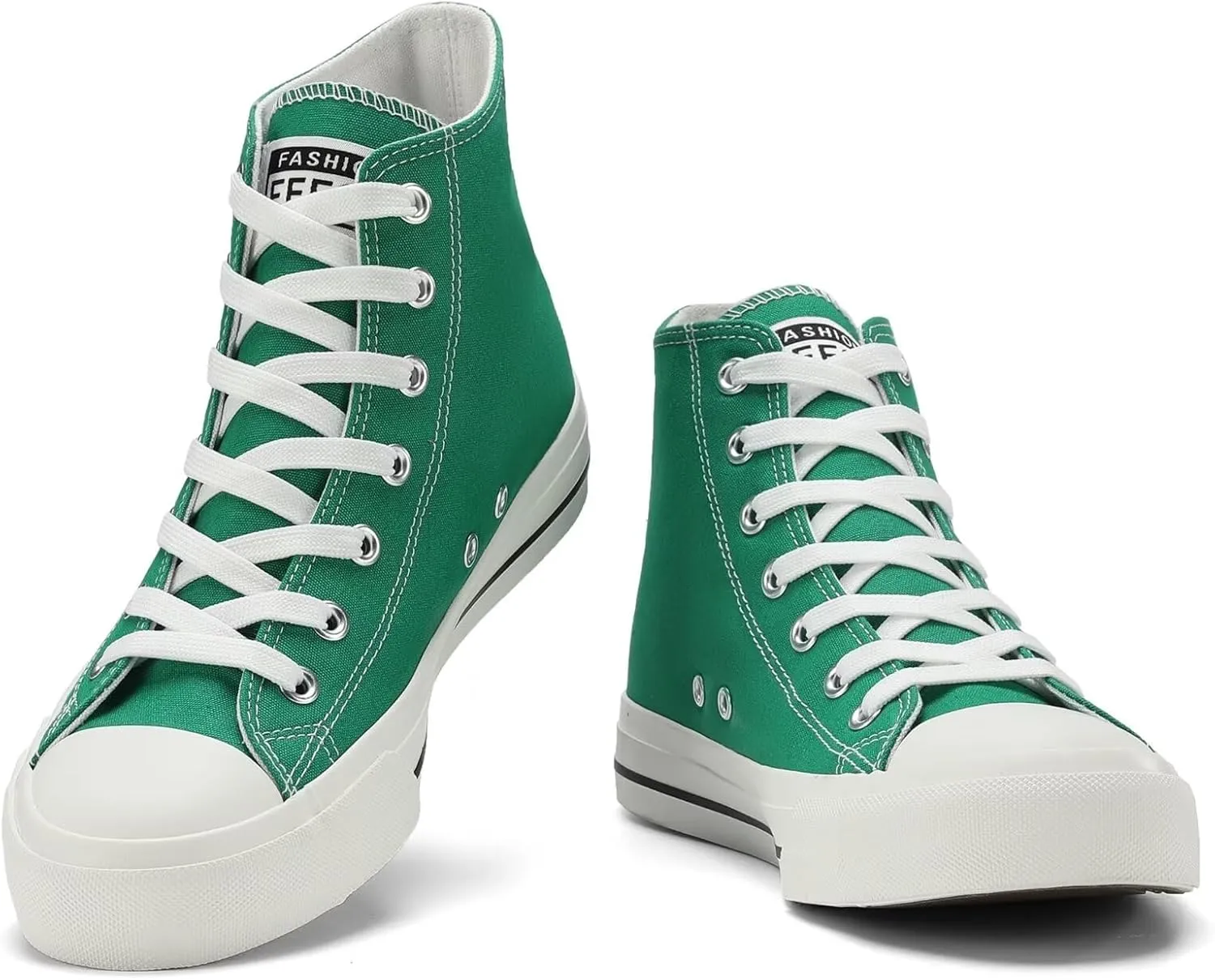 Rorbte Womens High Top Sneakers for Women Classic Lace Up Cotton Canvas Shoes Womens Casual Canvas Walking Shoes
