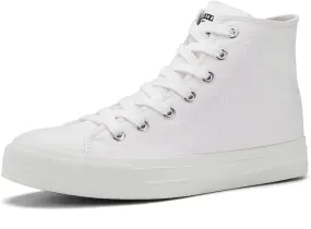 Rorbte Womens High Top Sneakers for Women Classic Lace Up Cotton Canvas Shoes Womens Casual Canvas Walking Shoes