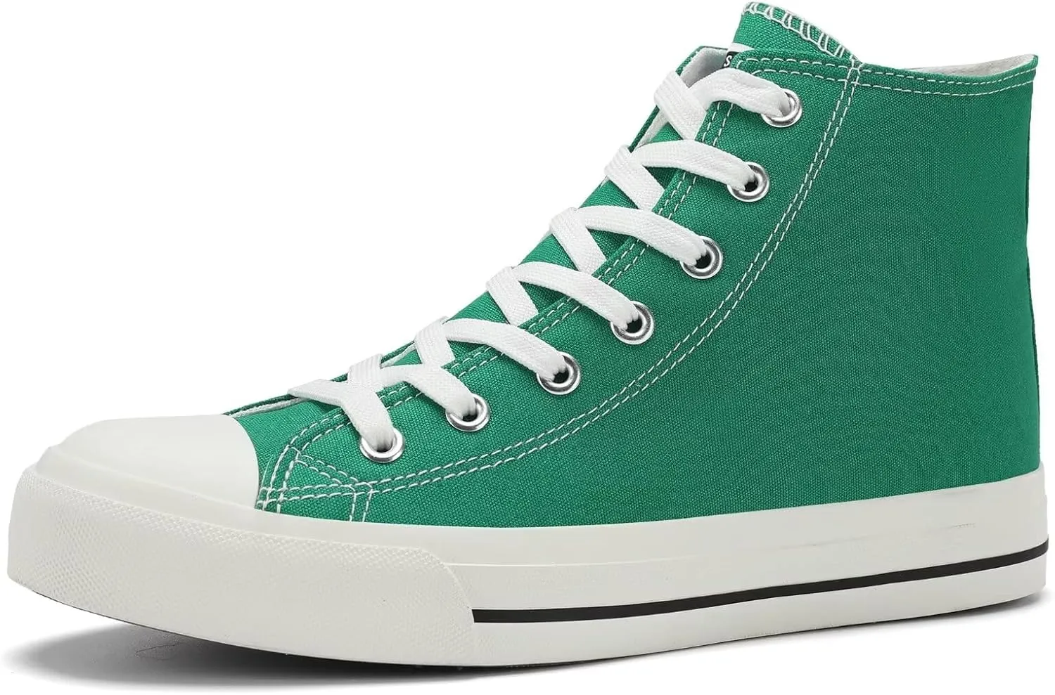 Rorbte Womens High Top Sneakers for Women Classic Lace Up Cotton Canvas Shoes Womens Casual Canvas Walking Shoes