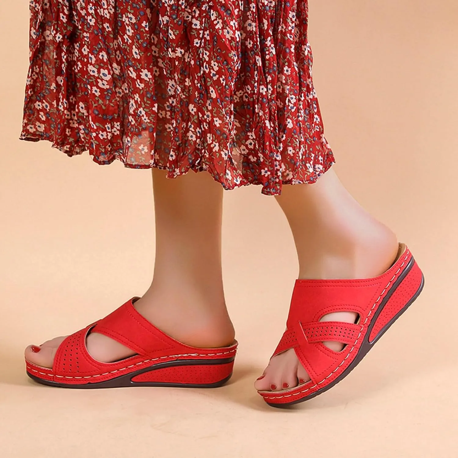 Sandals Wedge for Women Orthopedic Sandals for Women Soft Summer Shoes for Womens 2025 Womens Sandal Comfortable