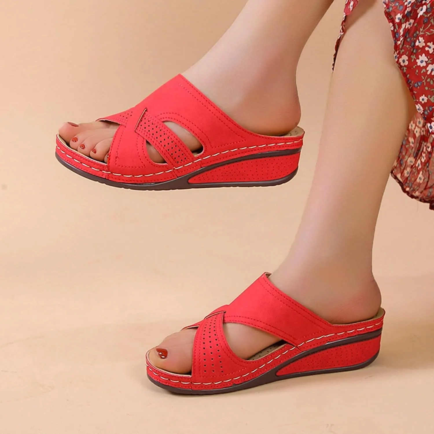 Sandals Wedge for Women Orthopedic Sandals for Women Soft Summer Shoes for Womens 2025 Womens Sandal Comfortable