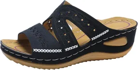 Sandals Wedge for Women Wedge Sandals for Women Soft Womens Sandal Comfortable Dressy Sandal for Womens 2025