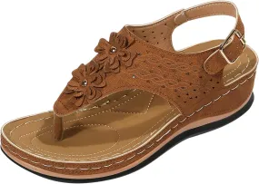 SBGMoSJ Ortho Dressy Sandals for Women Womens Orthopedic Flip Flops Wide Womens Summer Shoes White Women Comfort Sandals Walking Shoes Women Office Comfortable Sandals Women Huarache