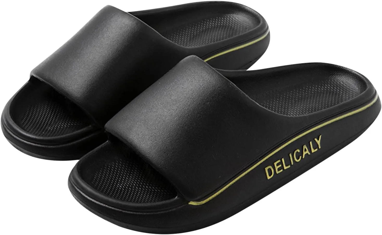 Shower Sandals House Slippers with Arch Support Non Slip Quick Drying Bathroom Slippers for Women Men