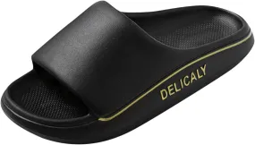 Shower Sandals House Slippers with Arch Support Non Slip Quick Drying Bathroom Slippers for Women Men
