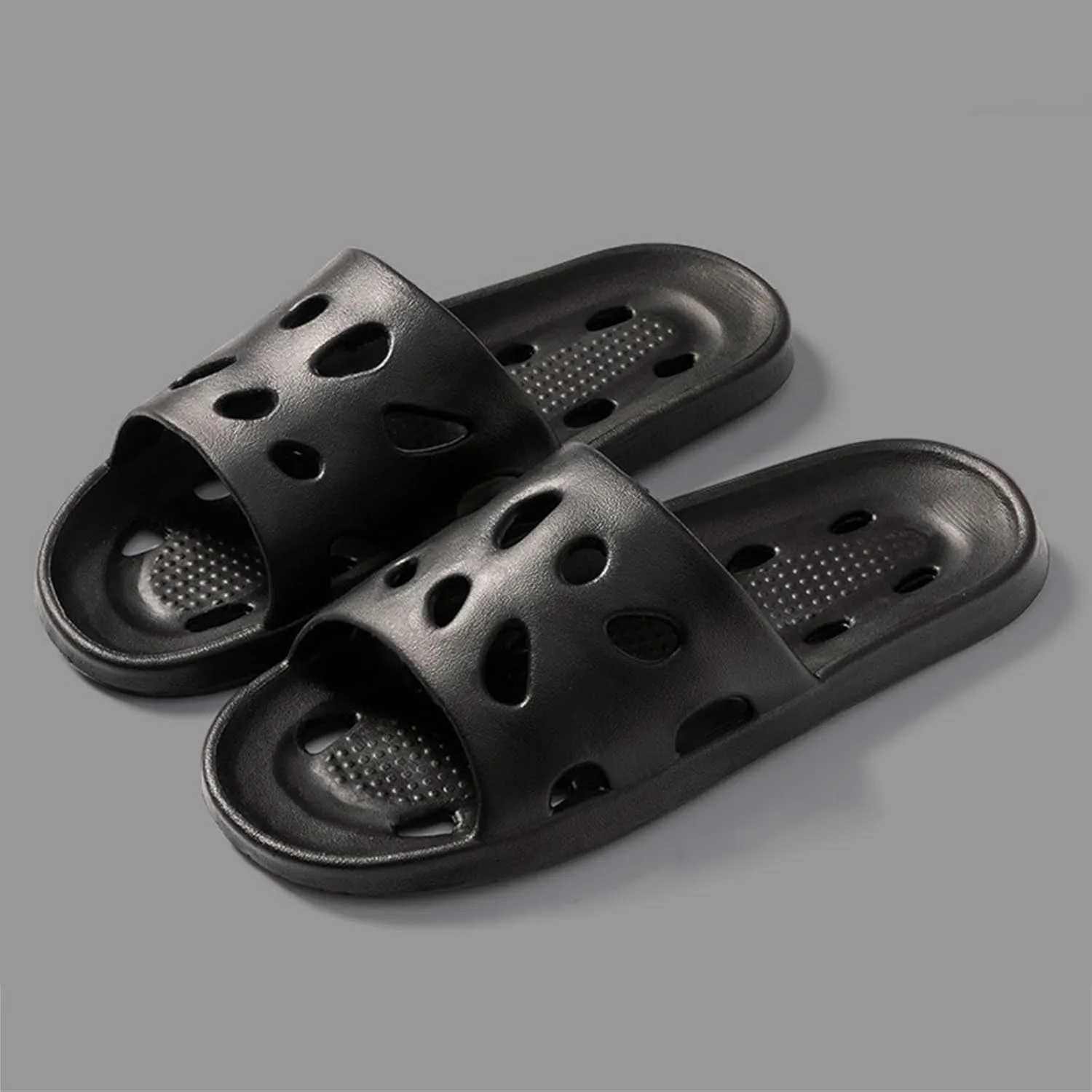 Shower Sandals Men's Athletic Outdoor Sandals Slides Non Slip Quick Drying Bathroom Slippers for Women Men